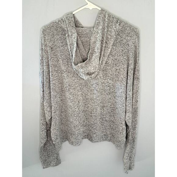 Old Navy Oversized Plush-Knit Pullover Hoodie SET OF 2 Green/Gray Women's Large - Picture 8 of 15